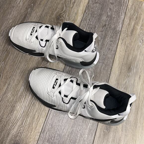 Nike Basketball LeBron Witness 7 Men’s Size 9.5 White DZ3299-100 James VII Shoes - Picture 6 of 11